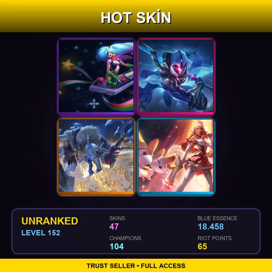 LAS | Lv152 | Unranked | 47 Skin | 104 Champ — Waterloo Miss Fortune