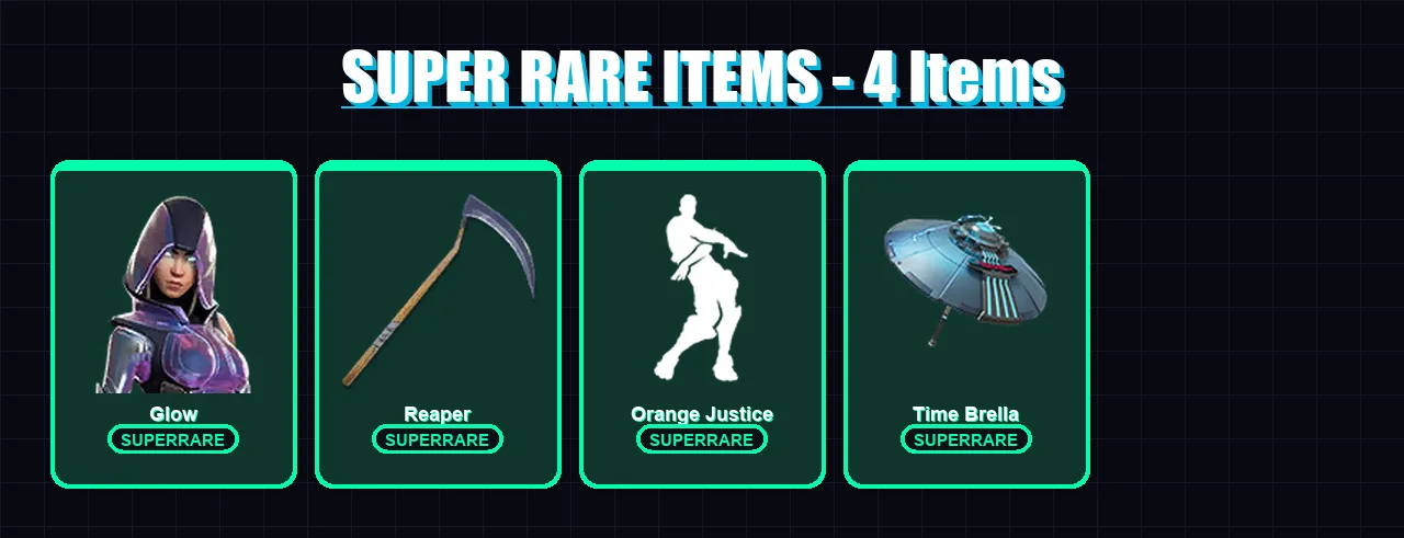 [PC/XBOX/PSN] | Glow | The Visitor | Omega | Ronin | Spectra Knight | 68 skin | 101 pickaxe | 110 emote | 80 glider | Lv1627
