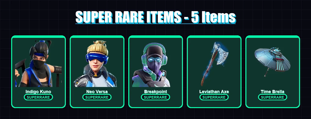 [PC/XBOX/PSN] | Indigo Kuno | Neo Versa | Breakpoint | Joey | Eternal Knight | 139 skin | 137 pickaxe | 88 emote | 113 glider | Lv2171 — Fortnite account