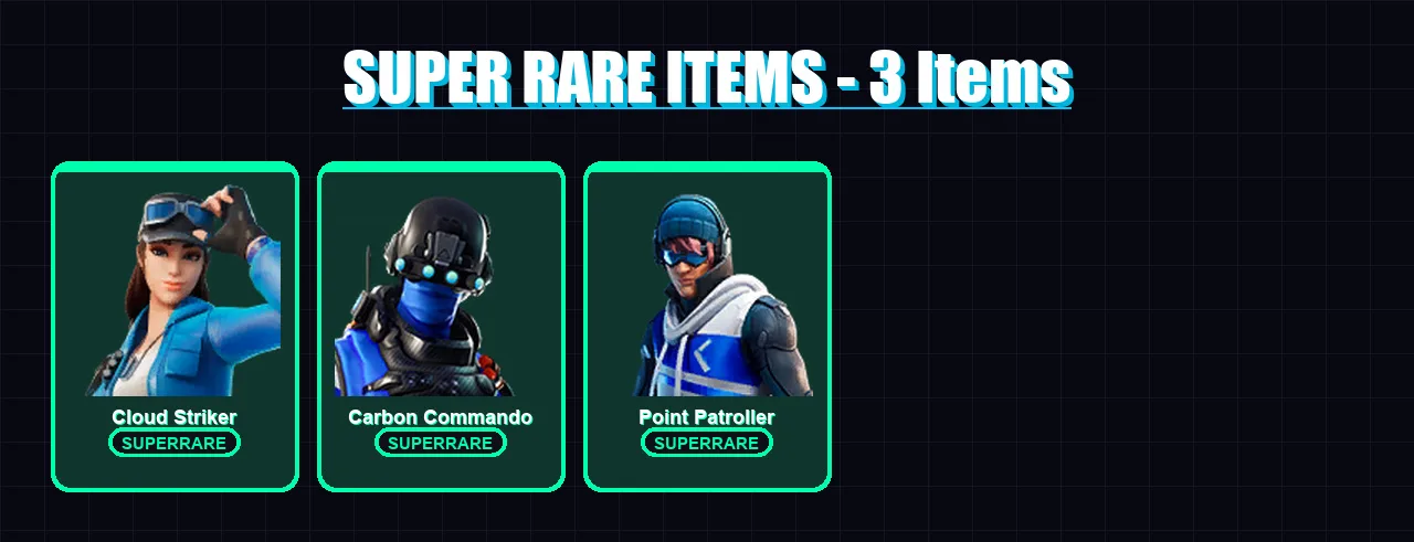 [SWITCH/XBOX/PSN/PC] | Cloud Striker | Carbon Commando | Point Patroller | Fusion | Predator | 62 skin | 61 pickaxe | 59 emote | 58 glider | Lv1194 — Game account