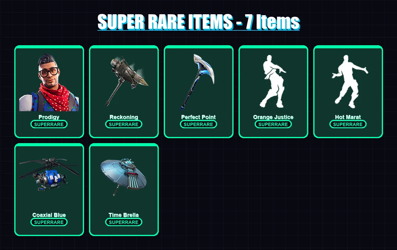 [PS4/PS5/XBOX/PC] | Prodigy | The Visitor | Valor | Sentinel | Ruin | 66 skin | 106 pickaxe | 95 emote | 111 glider | Lv2046 — Fortnite account