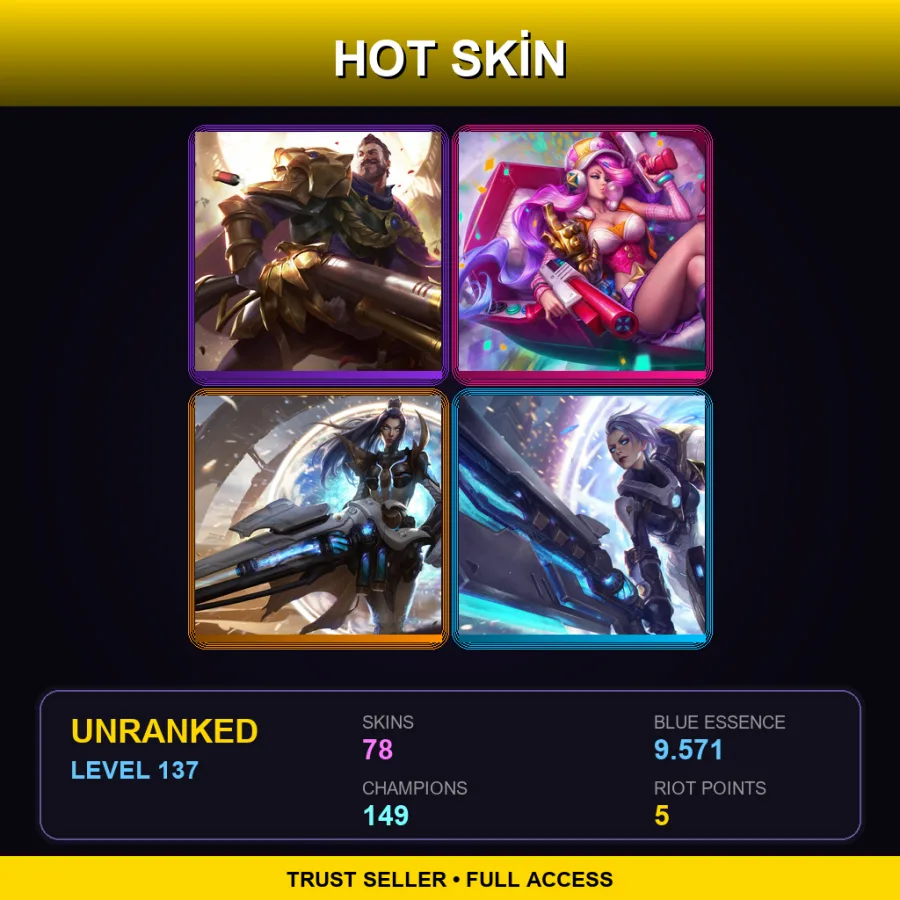 VN | Lv137 | Unranked | 78 Skin | 149 Champ — White Mage Veigar