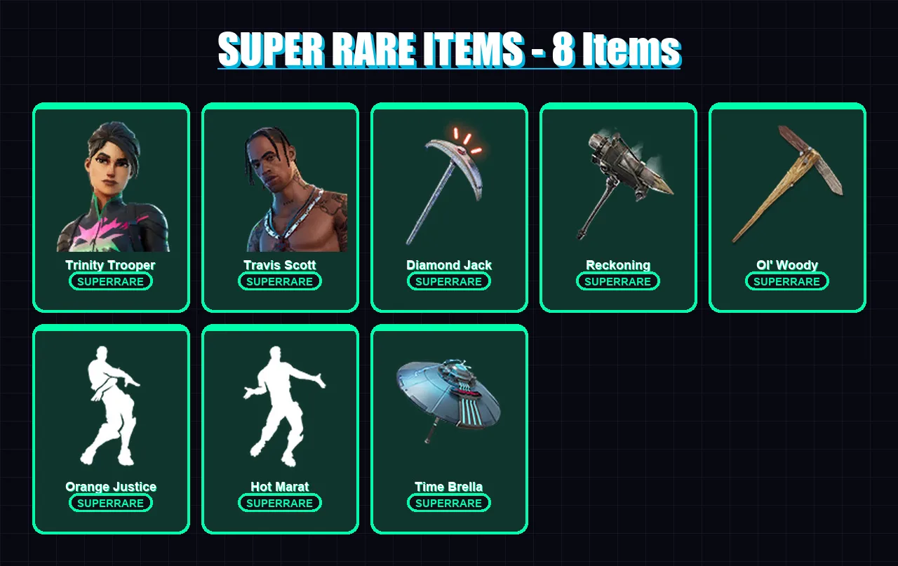 [PC/PSN] | Trinity Trooper | Travis Scott | Carbide | Calamity | Oblivion | 114 skin | 113 pickaxe | 97 emote | 96 glider | Lv1641 — Fortnite account