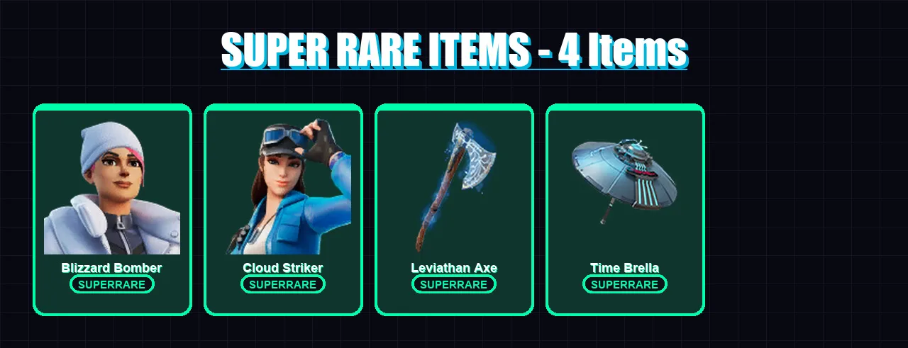[PC/XBOX/PSN] | Blizzard Bomber | Cloud Striker | Mandalorian | Predator | Menace | 45 skin | 52 pickaxe | 35 emote | 40 glider | Lv676