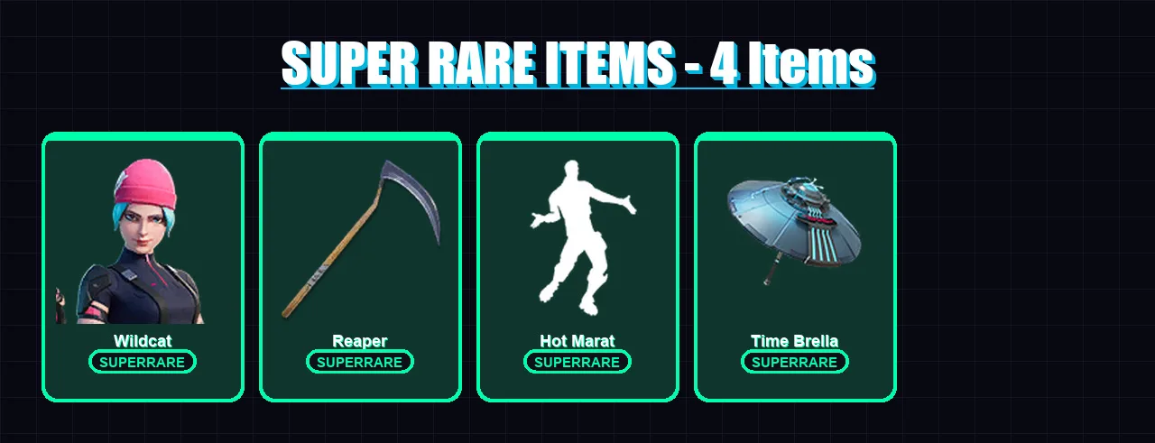 [PS4/PS5/XBOX/PC] | Wildcat | Backlash | Spectra Knight | Hybrid | Omegarok | 162 skin | 224 pickaxe | 182 emote | 190 glider | Lv3868