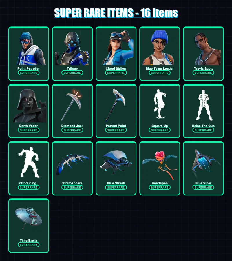 [PS4/PS5/XBOX/PC] | Point Patroller | Trilogy | Cloud Striker | 94 skin | Lv1833