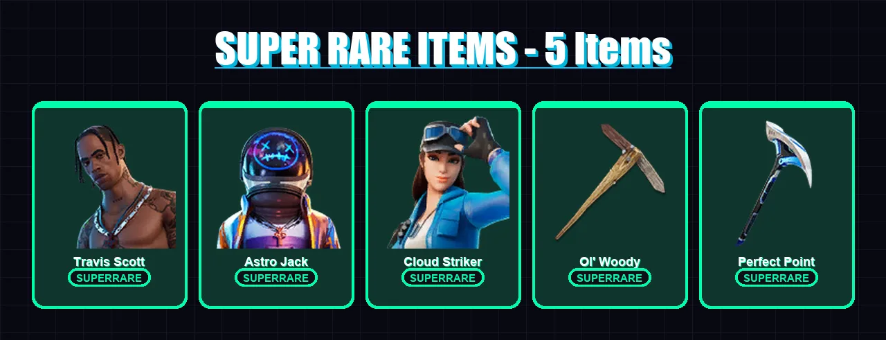 [PC/XBOX] | Travis Scott | Astro Jack | Cloud Striker | Galaxia | Menace | 62 skin | 75 pickaxe | 63 emote | 59 glider | Lv1116