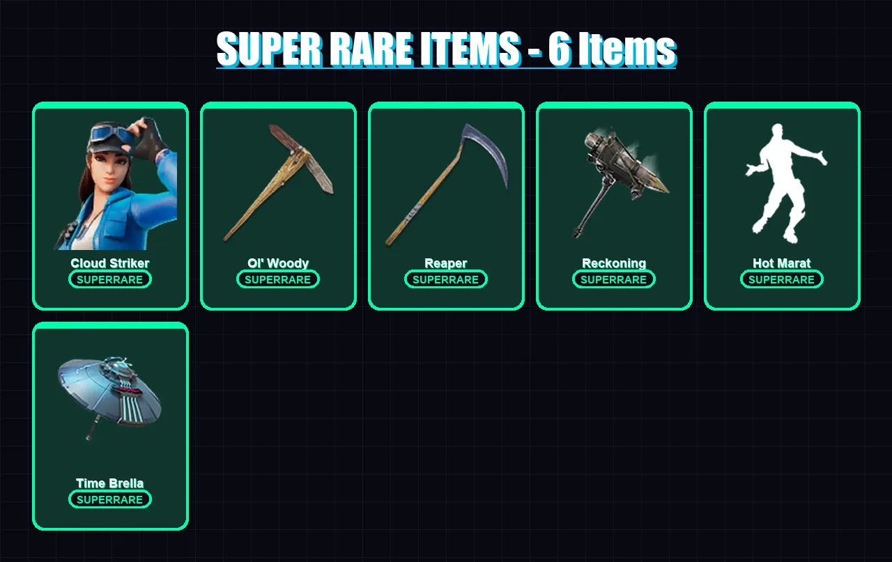 [PC/XBOX/PSN] | Cloud Striker | Oblivion | Hybrid | Blackheart | Lynx | 88 skin | 68 pickaxe | 120 emote | 70 glider | Lv783 — Fortnite account
