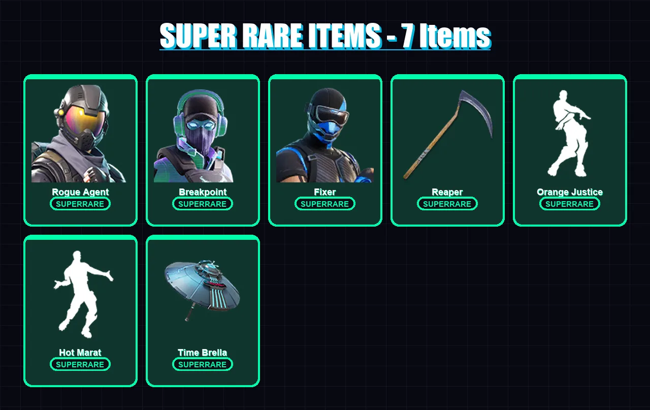 [PS4/PS5/XBOX/PC] | Rogue Agent | Breakpoint | Fixer | Kymera | The Ice King | 116 skin | 110 pickaxe | 105 emote | 101 glider | Lv1456 — Fortnite account