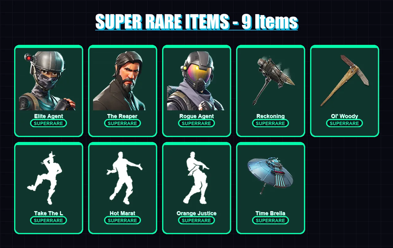 [PC/XBOX/PSN] | Elite Agent | The Reaper | Rogue Agent | Enforcer | The Ice King | 111 skin | 108 pickaxe | 99 emote | 103 glider | Lv1519