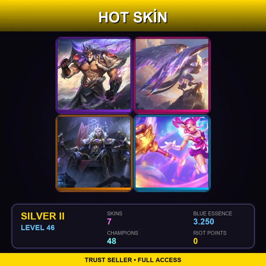 TR | Lv46 | Silver II | 7 Skin | 48 Champ