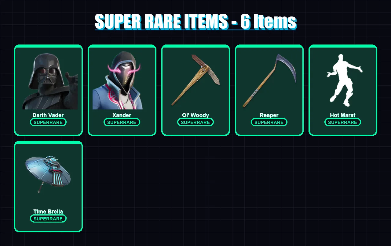 [PC/PSN] | Darth Vader | Xander | The Imagined | Renzo the Destroyer | The Ageless | 241 skin | 235 pickaxe | 206 emote | 200 glider | Lv2969