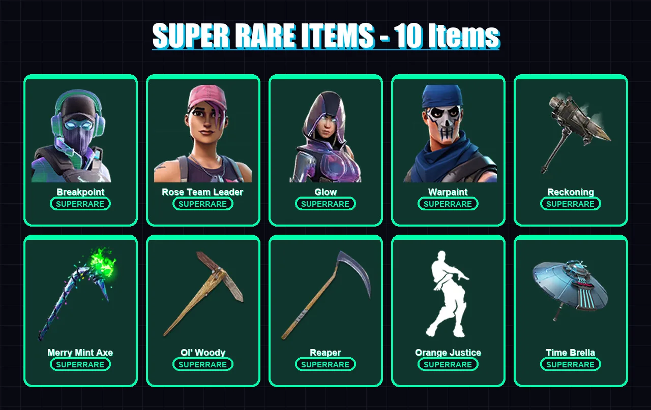[PS4/PS5/XBOX/PC] | Breakpoint | Rose Team Leader | Glow | Warpaint | Red Knight | 159 skin | 157 pickaxe | 141 emote | 153 glider | Lv2093 — Fortnite account
