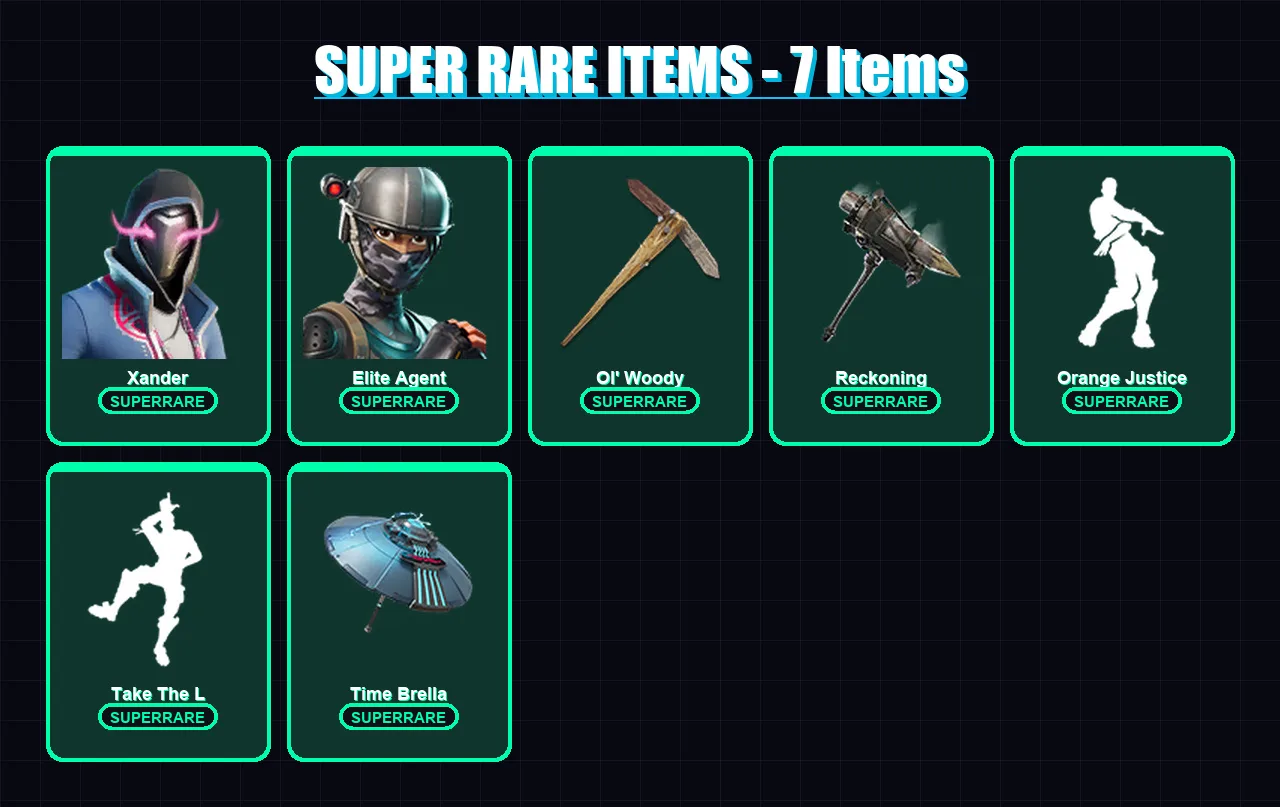 [PS4/PS5/PC] | Xander | Elite Agent | The Ageless | Peter Griffin | Zenith | 86 skin | 132 pickaxe | 113 emote | 119 glider | Lv1963