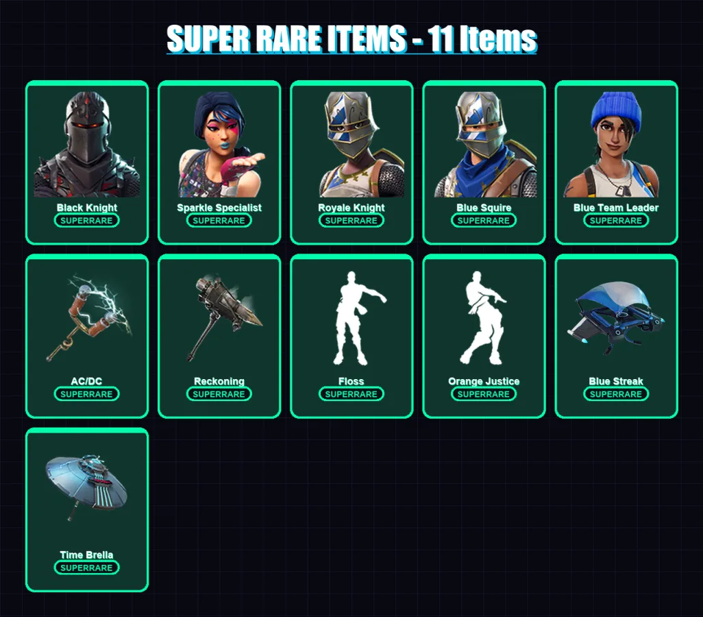 [PC/XBOX/PSN] | Black Knight | Sparkle Specialist | Royale Knight | 44 skin | Lv547
