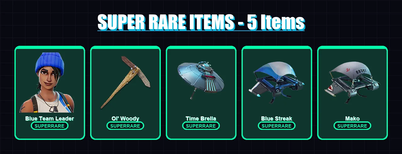 [PC/XBOX/PSN] | Blue Team Leader | Omegarok | Era | Spectra Knight | Nezumi | 59 skin | 94 pickaxe | 57 emote | 71 glider | Lv724