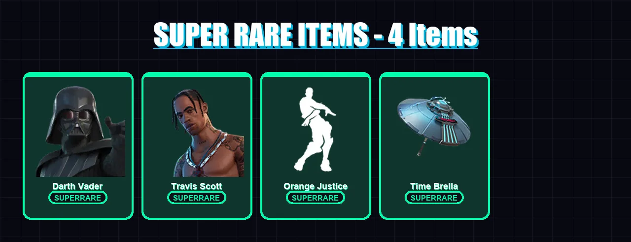 [PC/PSN] | Darth Vader | Travis Scott | Valor | The Imagined | Ronin | 99 skin | 138 pickaxe | 94 emote | 131 glider | Lv1871