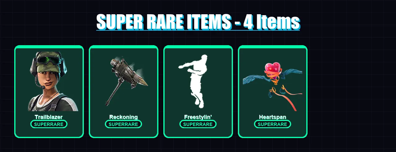 [SWITCH/XBOX/PSN/PC] | Trailblazer | Hybrid | The Ice King | A.I.M. | The Prisoner | 63 skin | 101 pickaxe | 81 emote | 99 glider | Lv1586