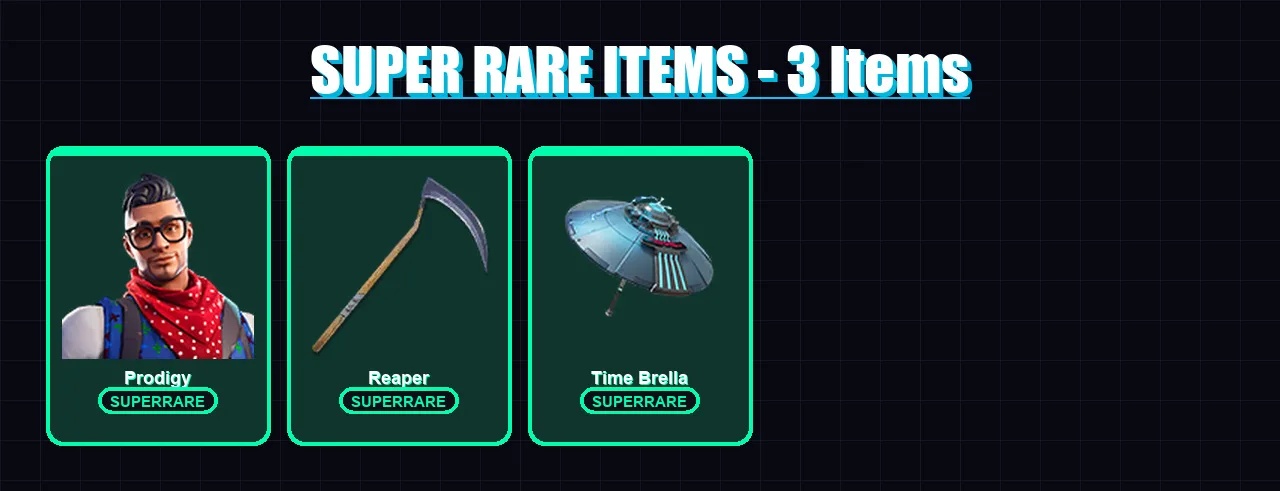 [PC/XBOX] | Prodigy | Predator | Hybrid | Zeus | Ultima Knight | 118 skin | 161 pickaxe | 128 emote | 130 glider | Lv3098