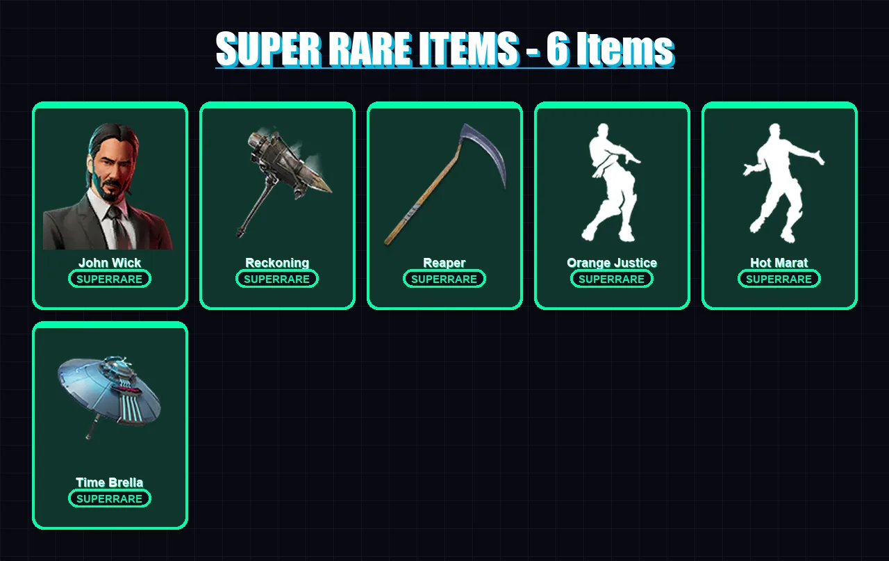 [PS4/PS5/PC] | John Wick | Zeus | Ark | Blackheart | The Ice King | 191 skin | 201 pickaxe | 152 emote | 150 glider | Lv2693 — Fortnite account