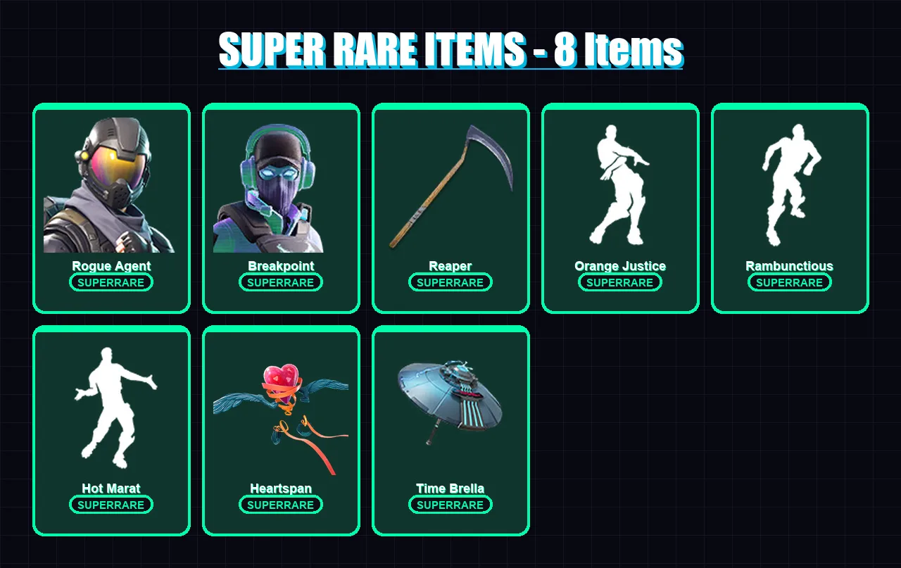 [PC/XBOX] | Rogue Agent | Breakpoint | Lynx | Omegarok | Kado Thorne | 88 skin | 137 pickaxe | 120 emote | 116 glider | Lv2579 — Fortnite account