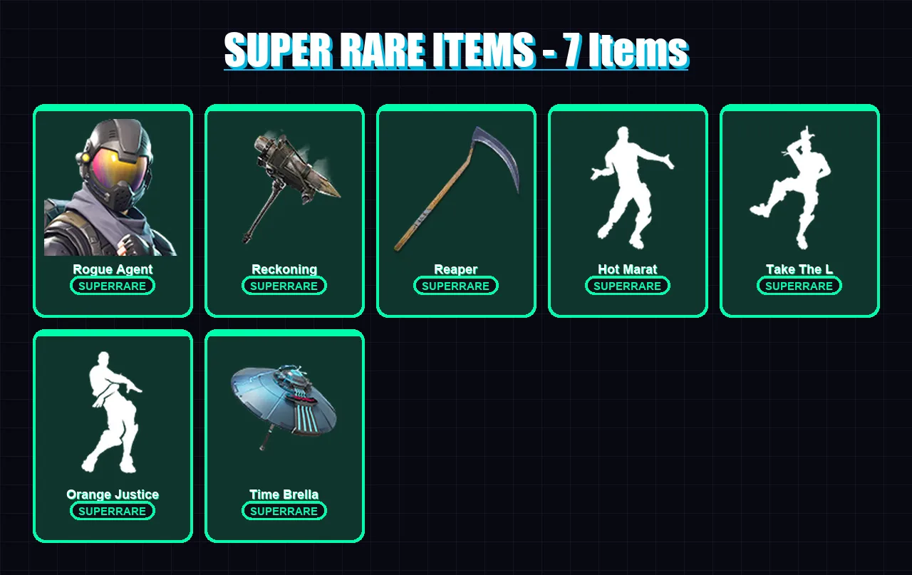 [PC/PSN] | Rogue Agent | Midas | Rox | Sentinel | Zenith | 85 skin | 110 pickaxe | 100 emote | 114 glider | Lv1713