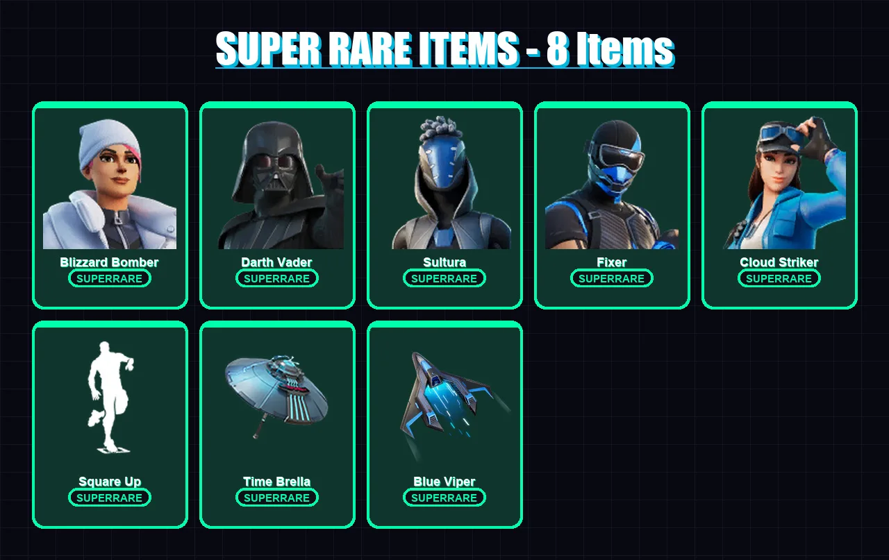 [PS4/PS5/XBOX/PC] | Blizzard Bomber | Darth Vader | Sultura | Fixer | Cloud Striker | 307 skin | 349 pickaxe | 254 emote | 249 glider | Lv4156 — Fortnite account