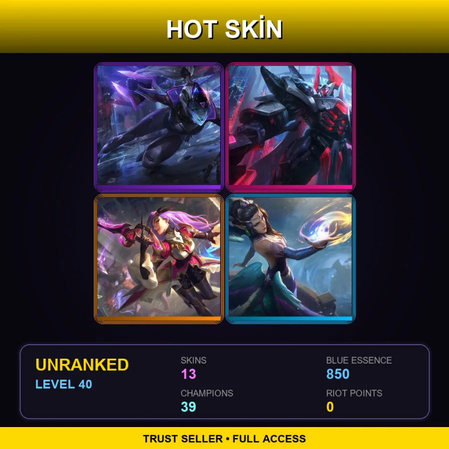 LAS | Lv40 | Unranked | 13 Skin | 39 Champ — Alien Invader Heimerdinger
