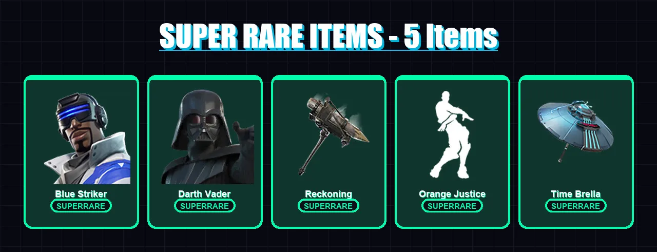 [PS4/PS5/XBOX/PC] | Blue Striker | Darth Vader | Kado Thorne | Midas | Enforcer | 108 skin | 145 pickaxe | 111 emote | 132 glider | Lv2321