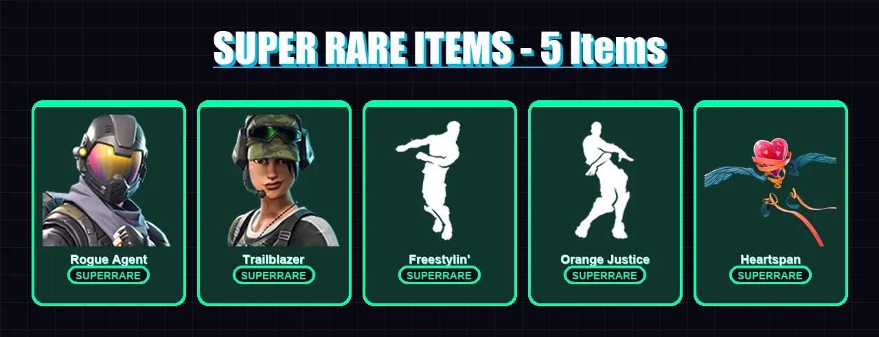[PC/XBOX] | Rogue Agent | Trailblazer | Deadpool | The Origin | Omega | 47 skin | 34 pickaxe | 38 emote | 42 glider | Lv501