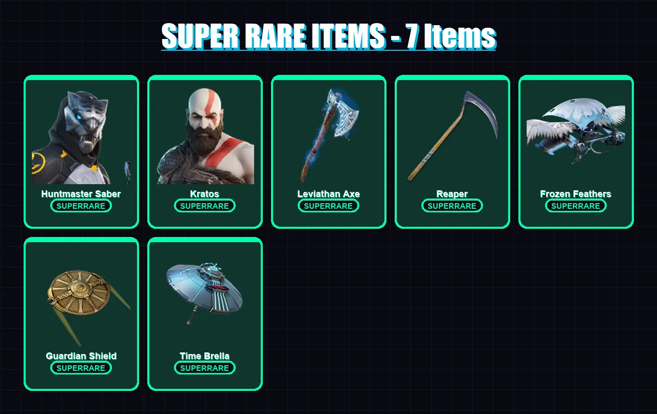 [PC/PSN] | Huntmaster Saber | Kratos | Blaze | The Foundation | Mandalorian | 125 skin | 126 pickaxe | 98 emote | 100 glider | Lv1778
