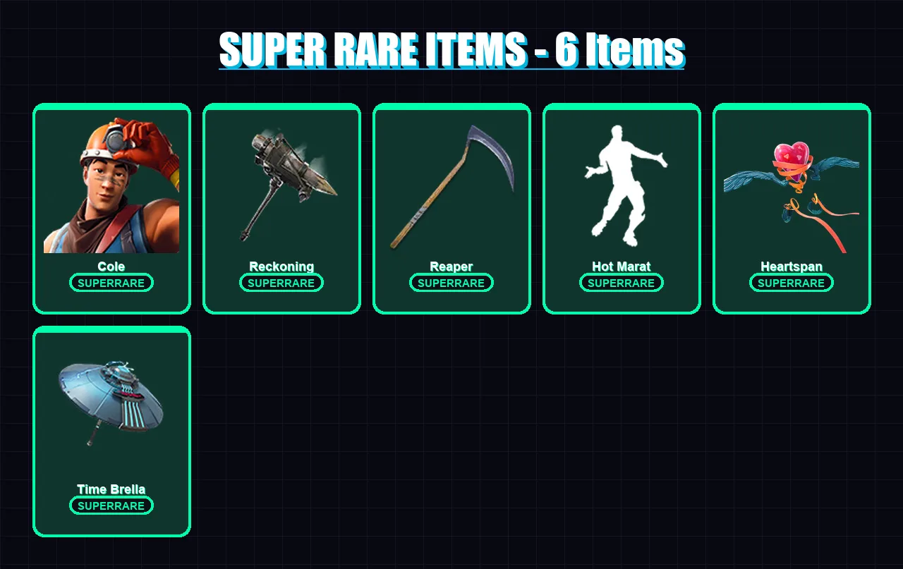 [PC/XBOX/PSN] | Cole | Fusion | Blackheart | Calamity | Hybrid | 68 skin | 74 pickaxe | 72 emote | 67 glider | Lv1261