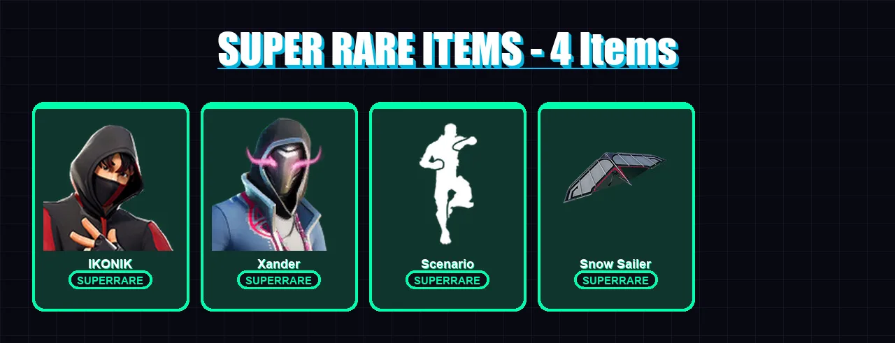 [PC/XBOX/PSN] | IKONIK | Xander | Sentinel | Deadpool | Gear Specialist Maya | 60 skin | 102 pickaxe | 80 emote | 90 glider | Lv1231