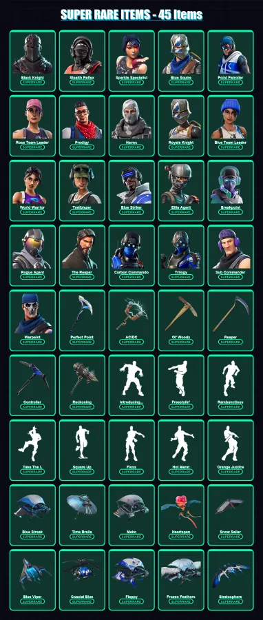 [PS4/PS5/PC] | Black Knight | Stealth Reflex | Sparkle Specialist | 236 skin | Lv1717