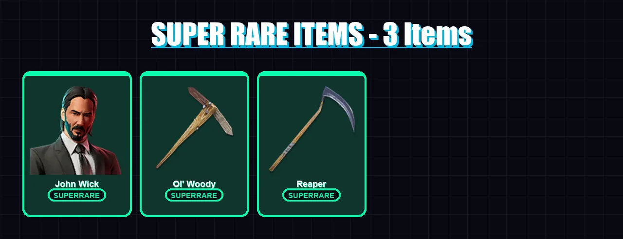 [PC/XBOX/PSN] | John Wick | Spider Knight | Red Knight | Battle Hound | Deadeye | 184 skin | 195 pickaxe | 188 emote | 92 glider | Lv1002