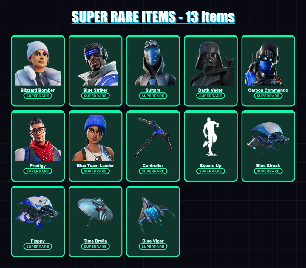 [PS4/PS5/XBOX/PC] | Blizzard Bomber | Blue Striker | Sultura | 157 skin | Lv3497