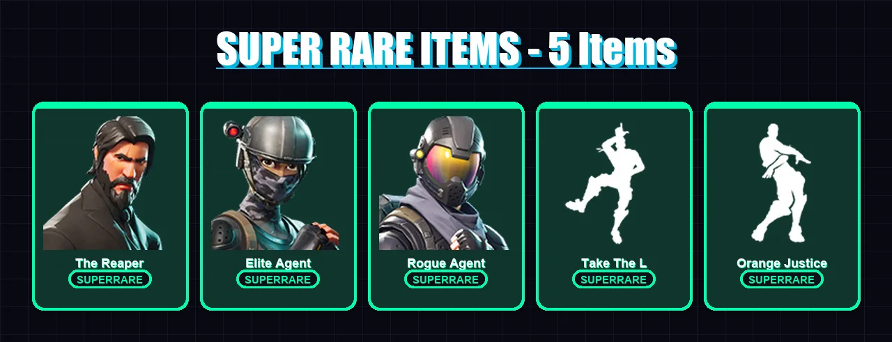 [PC/XBOX] | The Reaper | Elite Agent | Rogue Agent | Valor | The Visitor | 15 skin | 10 pickaxe | 18 emote | 15 glider | Lv273 — Fortnite account
