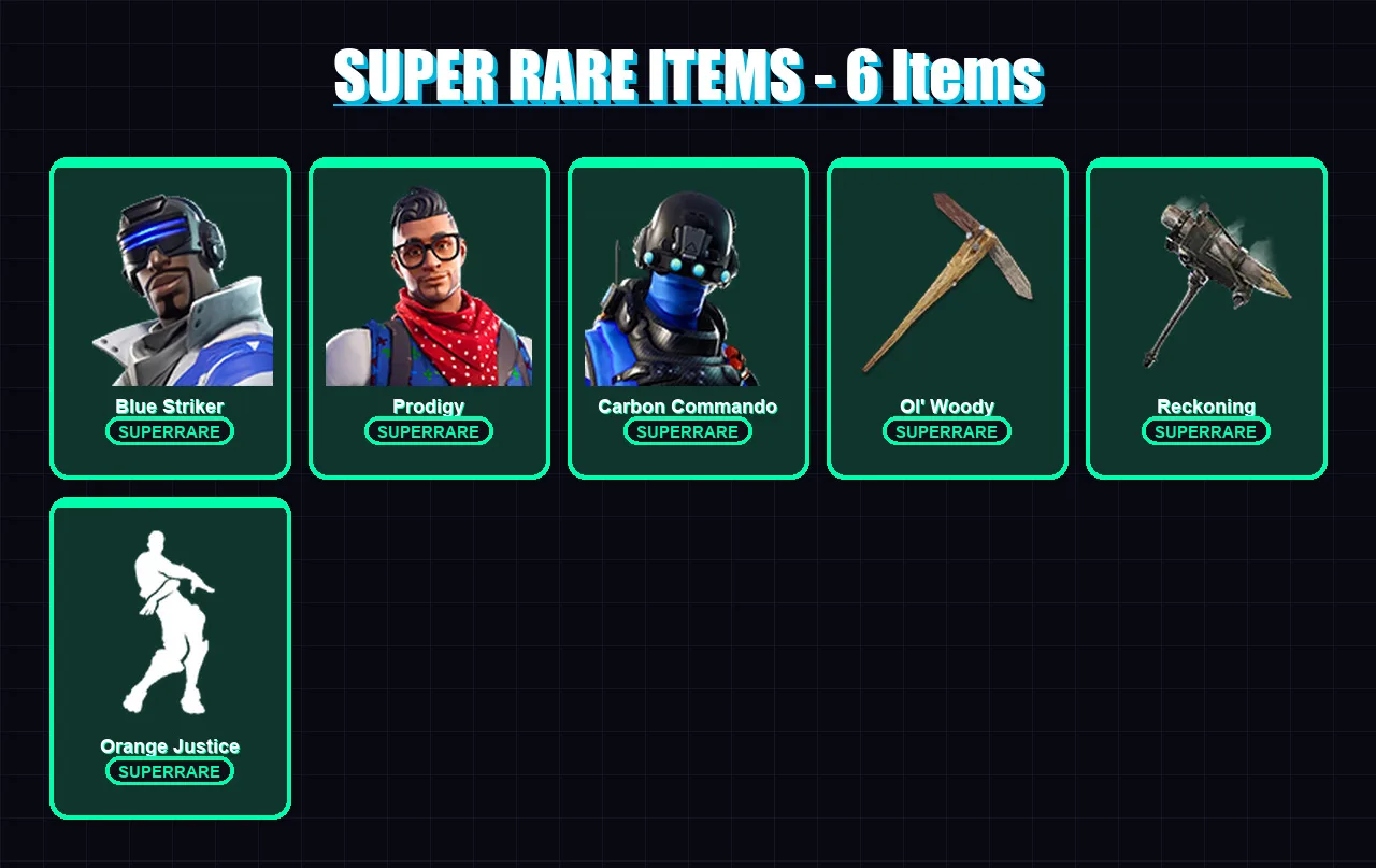[PC/XBOX] | Blue Striker | Prodigy | Carbon Commando | Valor | The Visitor | 102 skin | 91 pickaxe | 94 emote | 88 glider | Lv1452