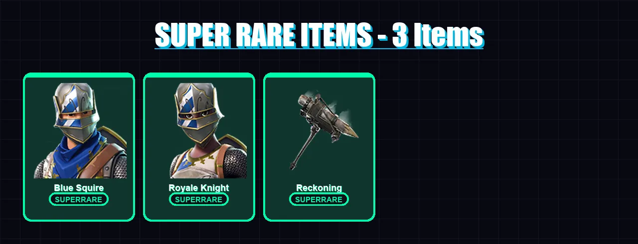 [PC/XBOX/PSN] | Blue Squire | Royale Knight | Peter Griffin | Zeus | Valeria | 29 skin | 36 pickaxe | 30 emote | 36 glider | Lv489