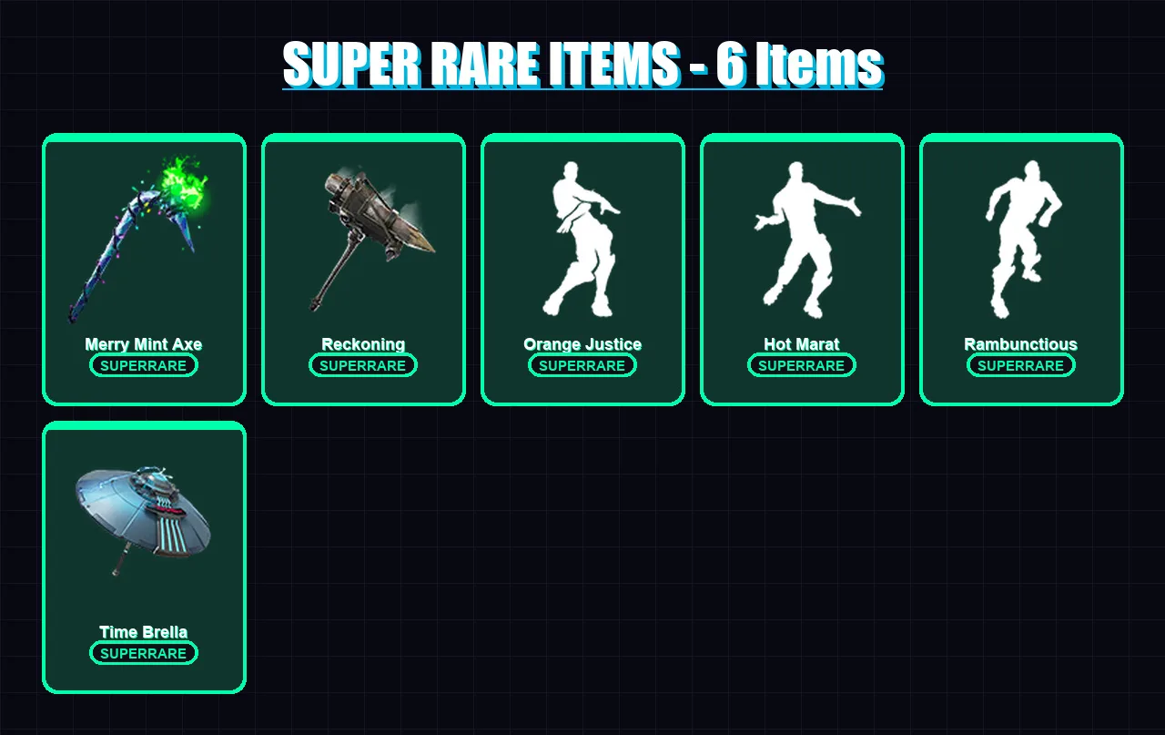 [PC/XBOX/PSN] | Menace | Vi | Mandalorian | Hybrid | Calamity | 152 skin | 174 pickaxe | 165 emote | 142 glider | Lv2204