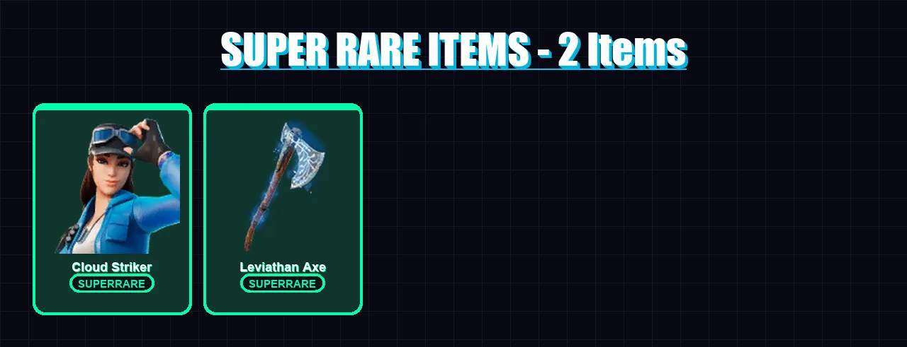 [PC/XBOX/PSN] | Cloud Striker | Hades | Predator | Mandalorian | Menace | 43 skin | 61 pickaxe | 49 emote | 44 glider | Lv1063