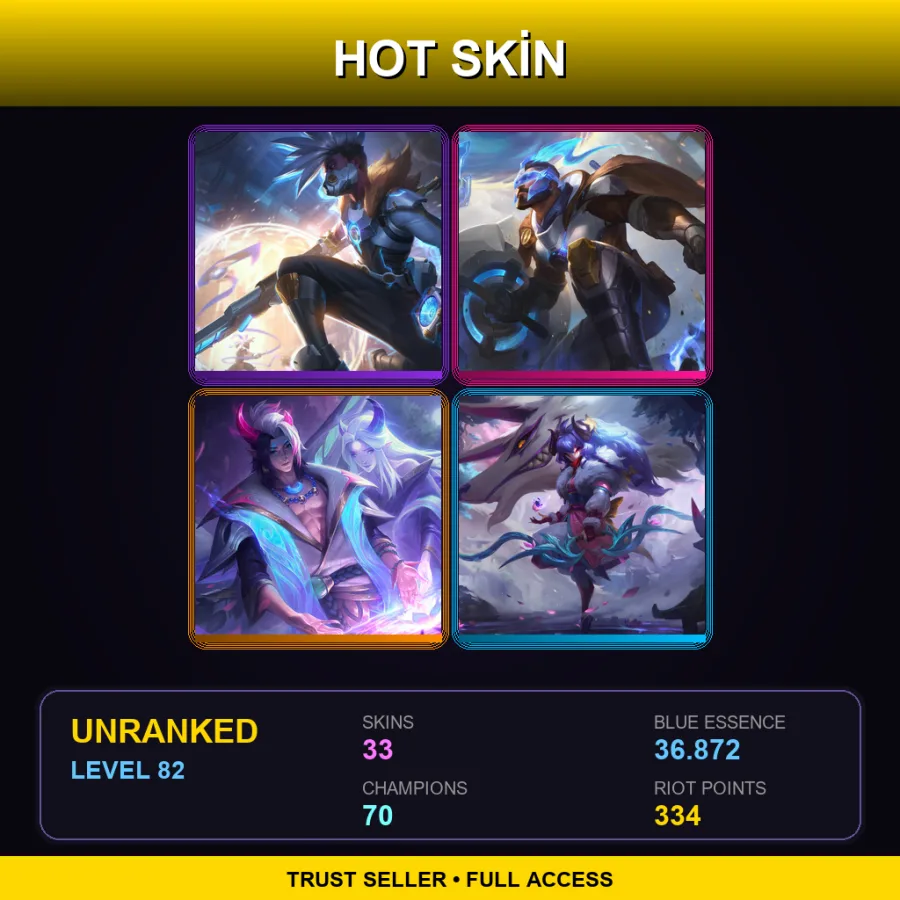 EUW | Lv82 | Unranked | 33 Skin | 70 Champ — Pulsefire Ekko