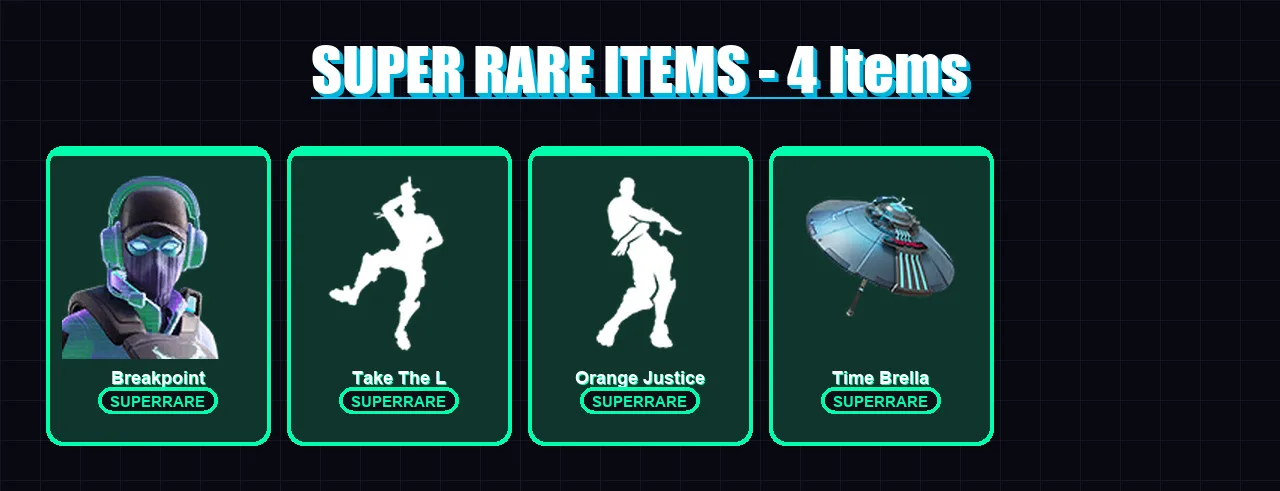 [PC] | Breakpoint | Carbide | Arachne | Drift | Blackheart | 54 skin | 69 pickaxe | 95 emote | 82 glider | Lv1518 — Fortnite account
