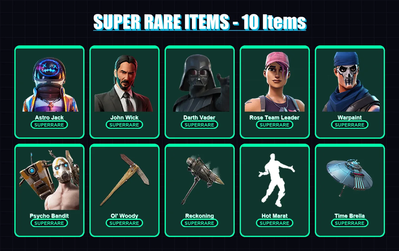 [PC/XBOX/PSN] | Astro Jack | John Wick | Darth Vader | Rose Team Leader | Warpaint | 228 skin | 187 pickaxe | 215 emote | 149 glider | Lv1820 — Fortnite account