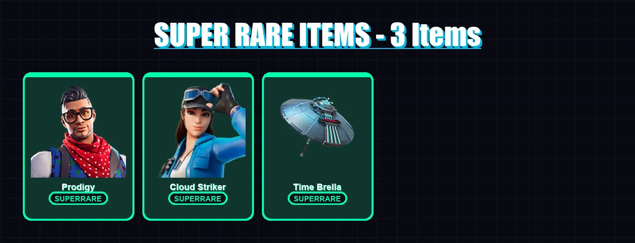 [PC/XBOX/PSN] | Prodigy | Cloud Striker | Blaze | Spectra Knight | Luxe | 75 skin | 121 pickaxe | 95 emote | 122 glider | Lv2073