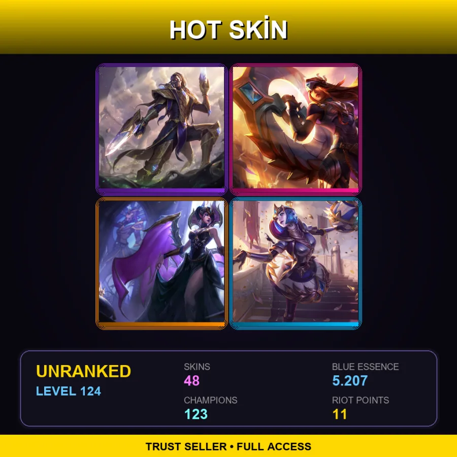 SG | Lv124 | Unranked | 48 Skin | 123 Champ — Ashen Lord Aurelion Sol