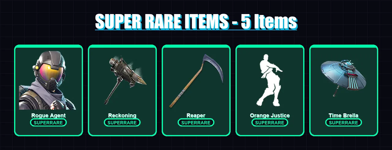[PS4/PS5/XBOX/PC] | Rogue Agent | Carbide | Blackheart | Zenith | Midas | 134 skin | 101 pickaxe | 143 emote | 100 glider | Lv1790