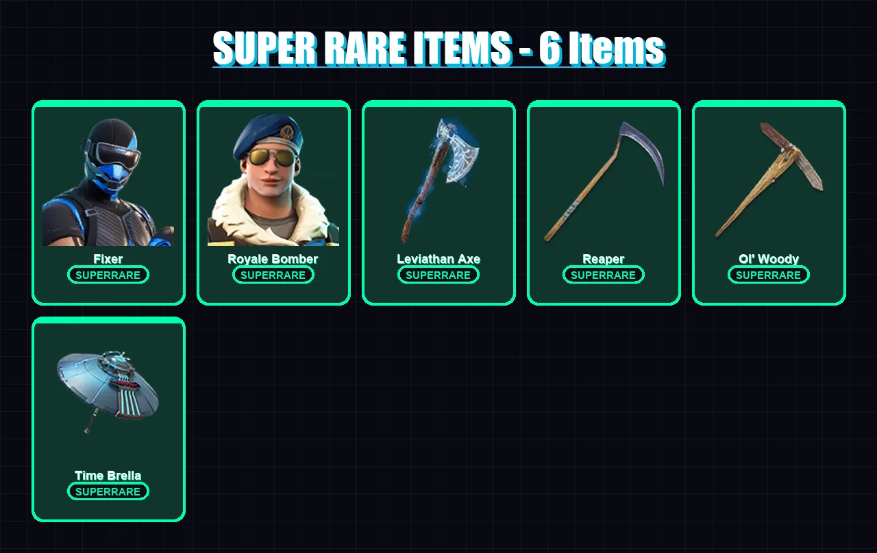 [PC/XBOX/PSN] | Fixer | Royale Bomber | Fade | Omegarok | Mandalorian | 132 skin | 155 pickaxe | 132 emote | 104 glider | Lv1947 — Fortnite account