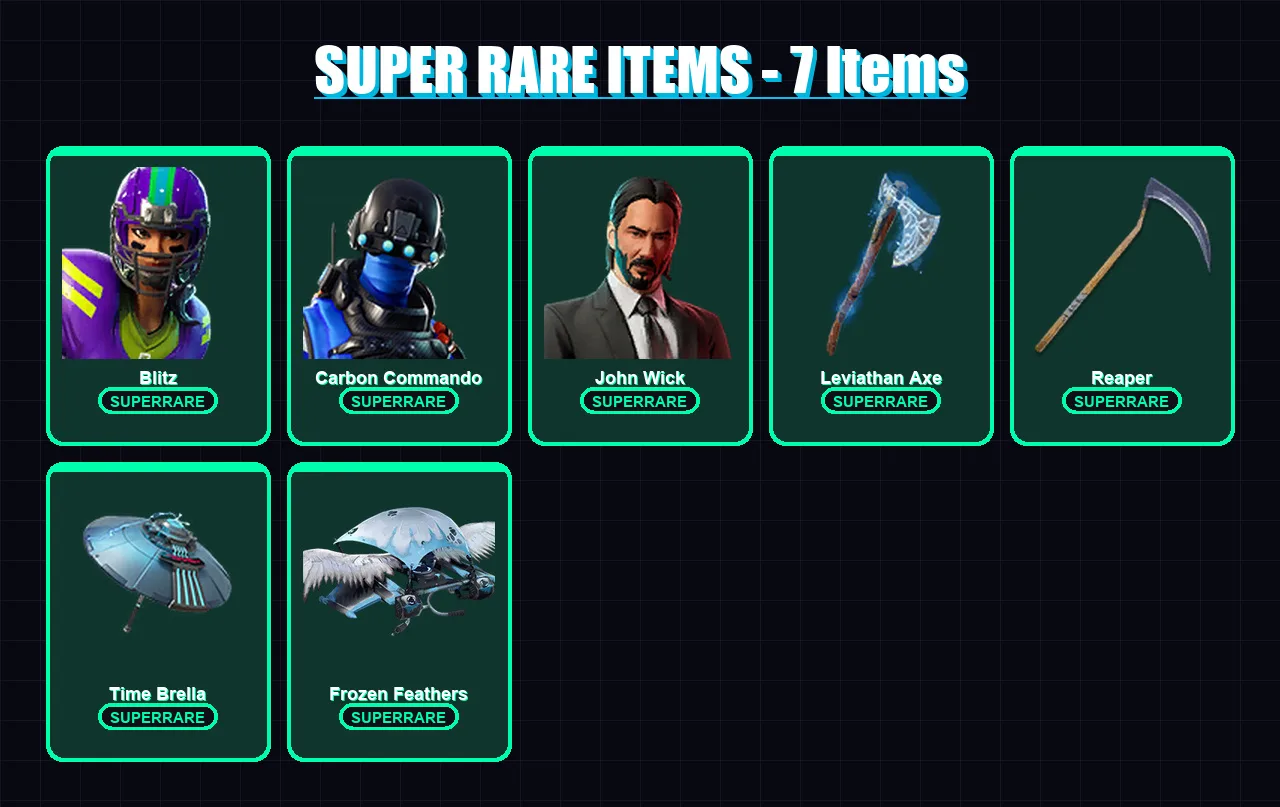 [PC/PSN] | Blitz | Carbon Commando | John Wick | Hybrid | Mandalorian | 120 skin | 103 pickaxe | 91 emote | 82 glider | Lv1593