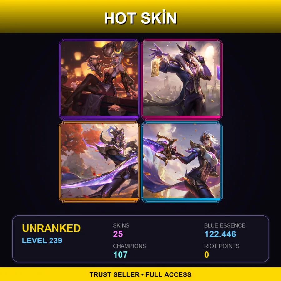 LAS | Lv239 | Unranked | 25 Skin | 107 Champ — Porcelain Amumu
